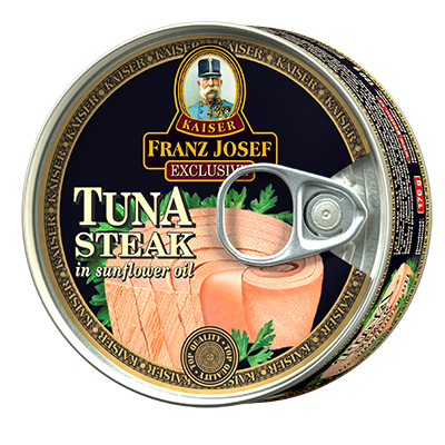 Tuňák steak ve slunečnicovém oleji 170g